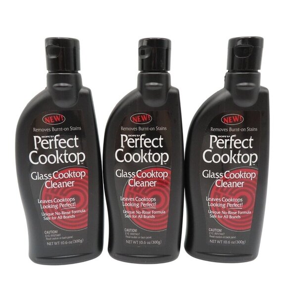 Hopes Perfect Cooktop Glass Cleaner 3 Pack 10.6oz Bottles NEW Kitchen Oven Clean - Picture 1 of 8